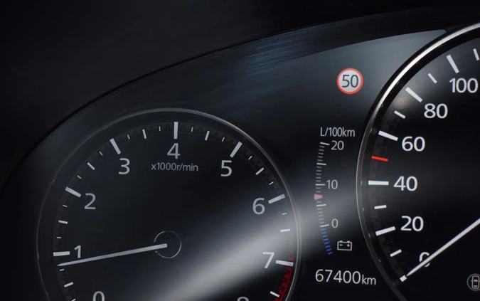 Mazda 3 cena 89999 przebieg: 67397, rok produkcji 2019 z Dąbie małe 79